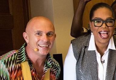 Doug Manuel with Oprah Winfrey